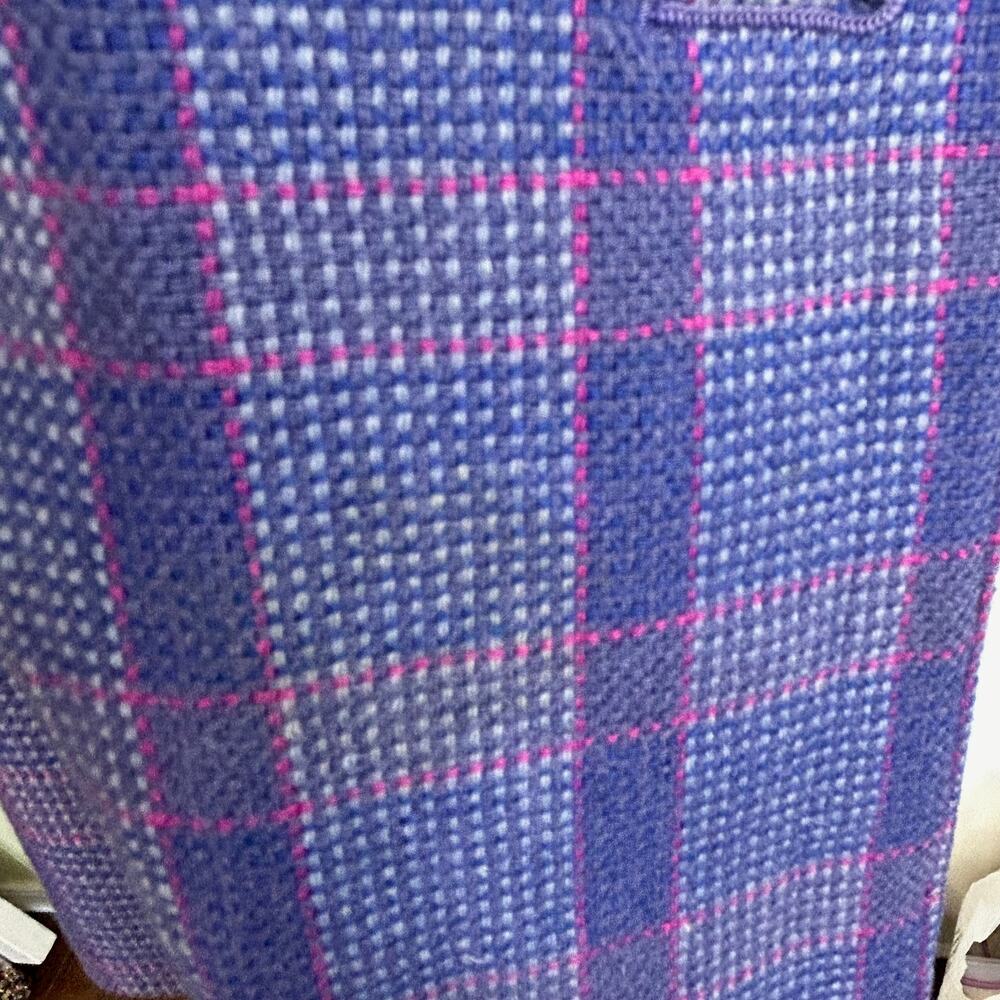 Pendleton Vintage Button Down Blue Plaid Collarle… - image 12